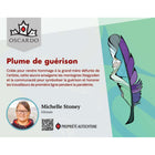 Oscardo - Michelle Stoney Healing Feather Sac pour téléphone-Design compact et éthique - Fabriqué en cuir synthétique durable dans un format pratique de 13 cm x 20 cm x 4 cm, avec des redevances versées à l’artiste ou à sa succession pour chaque achat.