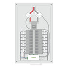 Emporia - Vue 3 Moniteur d'énergie domestique triphasé intelligent avec 8 capteurs de niveau de circuit 50A-Réduction facture électricité possible en configurant automatisation dans application emporia energy pour gérer consommation selon tarification heures utilisation demande pointe production solaire et programmes récompenses énergie, rapports énergie en direct analyse dépenses et notifications automatiques aident identifier opportunités économies