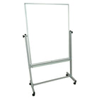 Luxor - Tableau blanc mobile 36 po x 48 po (MB3648WW)-Le tableau blanc mobile magnétique et réversible est conçu pour la salle de classe et doté de quatre roulettes pour une mobilité améliorée.