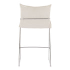 Zuo - Pola Tabouret de comptoir - Blanc-Garantie limitée de 3 ans