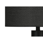 Monarch Specialties - Luminaire - 28 po H Lampe De Table - Métal Noir - Abat-Jour Noir - Contemporain-Un assemblage mineur est nécessaire grâce aux instructions illustrées incluses. fabriquée avec des matériaux durables, cette lampe bénéficie d'une garantie limitée de 2 ans contre les défauts du fabricant pour votre satisfaction