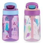 Contigo - Bouteilles d’eau antifuites pour enfants Aubrey, 414 mL (14 oz), paquet de 2, orchidée lapin-licorne et crème à la fraise-Plus de plaisir, moins de dégâts : Le couvercle se ferme hermétiquement pour éviter les fuites lors des déplacements et les déversements lors de l’utilisation