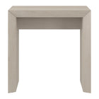 Hudson&Canal - Table d'appoint rectangulaire Oswin de 56 cm de largeur, , blanc aulne-La table est fabriquée à partir de matériaux MDF de haute qualité et durables