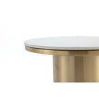 Manhattan Comfort - Table d’appoint Glenn 19,68 po style moderne et glamour - Or-Design élégant et raffiné pour sublimer votre environnement de vie
