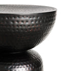 Modway - Mella Métal martelé Table d’appoint - Noir-6