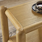 Modway - Arcus Rectangulaire à 2 niveaux Table d’appoint - Chêne-Assemblée requise