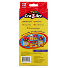 Cra-Z-Art - Crayons de couleur - Paquet de 12-Les crayons Cra-Z-Art en paquet de 12 sont fabriqués en bois véritable, chacun offrant des crayons de couleur pré-taillés de qualité artistique qui se posent de manière brillante et lisse
