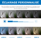 Mount-It! - Lampe de bureau LED avec recharge sans fil - Argent/blanc-Angle entièrement réglable pour diriger la lumière exactement là où vous en avez besoin