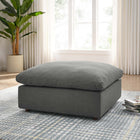 Modway - Commix Duvet Rempli Trop Rempli Ottoman - Gris-Siège en mousse de densité