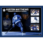 Auston Matthews Toronto Maple Leafs photo Collage - Impression encadree - 39" x 30"-Qualité supérieure - print framed
