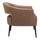 Zuo - Berkeley Fauteuil d’appoint - Brun vintage-Dimensions: 29,9 po L x 28,0 po L x 29,1 po H