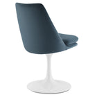 Modway - Lippa Salle à manger pivotante Performance Velvet Fauteuil d’appoint - Blanc Cadet Bleu-Assemblée requise