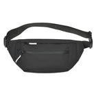 Nicci - Sac banane avec poche avant zippée - Noir-Compartiment principal à fermeture éclair