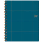 Cambridge - Agenda scolaire hebdomadaire/mensuel pour enseignants 2026-2027 - 11 po H x 9 po l - bleu marine à motif quadrillé - bilingue-12 mois : juillet 2026 à juin 2027