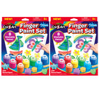 Cra-Z-Art - Ensemble de peintures à doigts lavables - 8 couleurs par ensemble - 2 ensembles-Parfait pour les jeunes artistes
