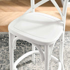 Modway - Gear Tabouret de comptoir - Blanc-Capacité de poids : 330 lbs.