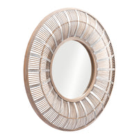 Zuo - Miroir Toto - Brun antique-Suspension verticale uniquement