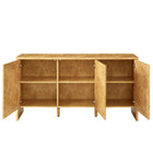 Modway - Hudson Bois de burl de 60" Buffet - Naturel-9
