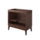 Modway - Ledger 36" Armoire de toilette de salle de bain (lavabo non inclus) - Noyer-8