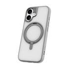 TUFF8 - Étui Glide360 Mag Gris iPhone 17-Support rotatif à 360° : intégré, pivote à plusieurs angles pour un usage mains libres