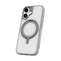 TUFF8 - Étui Glide360 Mag Gris iPhone 17-Support rotatif à 360° : intégré, pivote à plusieurs angles pour un usage mains libres