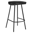 Modway - Concord Dos sans dos Tabourets de comptoir - Noir - Ensemble de 2-Glissades de pied ajustables sans marquage