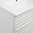 Modway - Render 24" Vanette de salle de bain - Blanc blanc-Comptoir intégré
