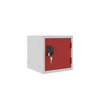Ceha Canada - Caisson-casier cubique OKK de 12 po - Porte rouge-FINITION DURABLE EN POUDRE : Résistante aux rayures et conçue pour durer