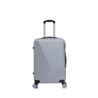 Swiss Traveller - Steelara Hardshell 3 pièces ensemble de bagages - jantes tournantes à 360 degrés - titane argenté-Hardshell ABS durable : Construction solide et résistante aux rayures, conçue pour résister aux impacts et protéger vos biens
