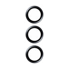 PanzerGlass - Protecteur d'objectif d'appareil photo Hoops pour Samsung Galaxy S24 Plus - Noir-Applicateur pour garantir une installation facile ; adhésif silicone autour des cerceaux