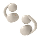 Sony - Écouteurs sans fil LinkBuds Clip Écouteurs ouverts véritablement sans fil - Crème-Écoute à oreilles dégagées avec un confort qui dure toute la journée - Faites l’expérience d’une véritable liberté d’oreille dégagée : écoutez votre musique et le monde qui vous entoure sans jamais vous déconnecter. La conception ergonomique et légère comme une plume et les coussins d’ajustement à air personnalisables assurent un confort durable, vous permettant de porter les oreillettes à pince LinkBuds toute la journé