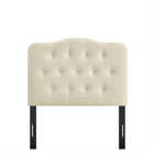 Modway - Annabel Mélange de lin premium Tête de lit jumelée, Lin-Assemblée requise