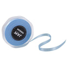 JAM Paper - Ruban de satin double face - 3/8" de large x 25 m - Bleu bébé-Quantité : Rouleau vendu à l'unité