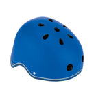 Globber - Casque  Primo Lights - Taille XS/S - Bleu Marine-6 lumières LED alimentées par pile lithium . 3 modes d’éclairage disponibles (continu, clignotant, clignotement rapide)
