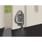 Suncast - Remise de rangement Everett 6 pi x 5 pi - Gris colombe-Le plancher en résine renforcée supporte des charges plus lourdes.