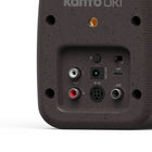Kanto - Haut-parleurs de bureau alimentés avec USB-C, RCA, Bluetooth 5.3 et sortie casque - Pierre ponce, Paquet de 2-Chaque haut-parleur mesure: 4,4 po L x 4,3 po P x 6,5 po H