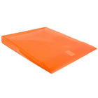 Jam Paper - Plastic Enveloppes avec fermeture VELCRO - 1" Extension - Lettre - 9 3/4" x 11 3/4" - Orange - 12 Paquet (118V1OR)-Fabriqué en plastique lisse et translucide. Résistant aux rayures, à l'eau et aux déchirures.