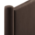 Modway - Rael Performance Velvet Tête de lit jumelée, Marron chocolat-5