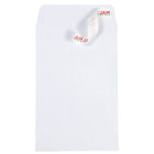 Jam Paper - Enveloppes colorées Open End avec fermeture autocollante, 15,2 x 23,8 cm l, Blanc, Paquet de 25-Nos enveloppes haut de gamme sont dotées d'une bande autocollante pour une fermeture rapide et facile