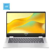 HP - x360 14 po Chromebook avec 3 mois d'abonnement à Google AI Pro - Intel Processor N100 - 128 Go de UFS - 4 Go RAM - Chrome OS-Processeur Intel N100 : Obtenez les performances et les graphismes dont vous avez besoin avec un processeur Intel à un prix abordable pour vous connecter, apprendre et jouer n’importe où.
