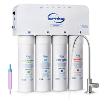 iSpring - RO5004F 500 GPD Filtre à eau par osmose inverse sans réservoir sous évier avec UV-Filtres De Rechange Abordables: nos filtres de remplacement sont offerts à un prix compétitif, ce qui permet d’obtenir une filtration de haute qualité sans trop dépenser. Choisissez l’ensemble de 1 an F4RO5004F ou l’ensemble de 2 ans F9RO5004F pour des économies à long terme et un entretien sans tracas