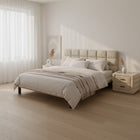Zuo - Soffice Table de chevet - Beige-Dimensions: 18,9 po L x 18,7 po L x 17,3 po H