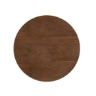 Modway - Lippa Rond de 20 po Bois Table d’appoint - Noyer/blanc-Assemblée requise