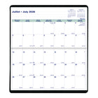 Blueline - 2027 agenda de poche mensuel 18 mois avec reliure reliure piqûre à cheval – 6 1/2 po x 3 1/2 po – couleurs assorties – bilingue-Format de page: 6-1/2 po H x 3-1/2 po l