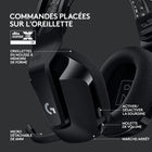 Logitech - Casque gaming sans fil LIGHTSPEED G733 avec bandeau de suspension - Noir-Des filtres de micro avancés offrent un rendu plus riche, plus net et plus professionnel à votre voix. Personnalisez votre casque avec le logiciel G HUB pour un son parfaitement ajusté.