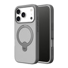 AXS - PROShield Stand MagSafe Compatible Apple iPhone 17 Pro - Gris-Rebords surélevés pour protéger l’écran et la caméra contre les impacts