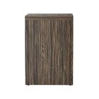 Manhattan Comfort - Table de nuit contemporaine Novara 22" à 1 tiroir - Noyer Jacobean-Assemblage à domicile requis Tout le matériel inclus