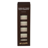 Gry Mattr - Tour de culbutage - 57 blocs de construction - Vert-Comprend 57 blocs peints pour 18 couches et 1 dé