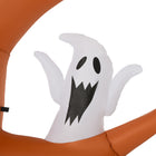 Outsunny - Arbre mort gonflable de 2 - 7 m pour Halloween - décoration de jardin avec lumière LED - marron-Couleur primaire : marron 