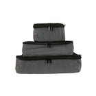 TUCCI Italy - Ensemble de cube de voyage 3 pièces - gris-Ensemble de cube d’emballage 3 pièces - petits, moyens, grands cubes pour un emballage organisé